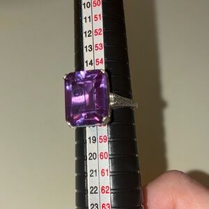 Lab Created Alexandrite Ring sz. 8